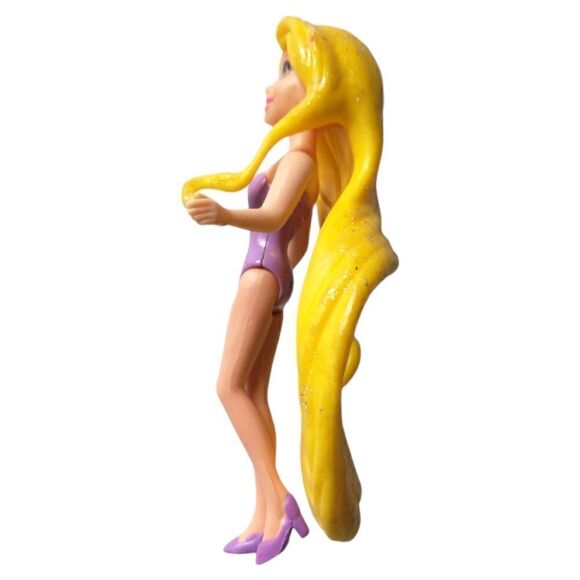 Magiclip Polly Pocket Tangled Rapunzel Doll Only Disney Princess Magic Clip Nude - Picture 11 of 16